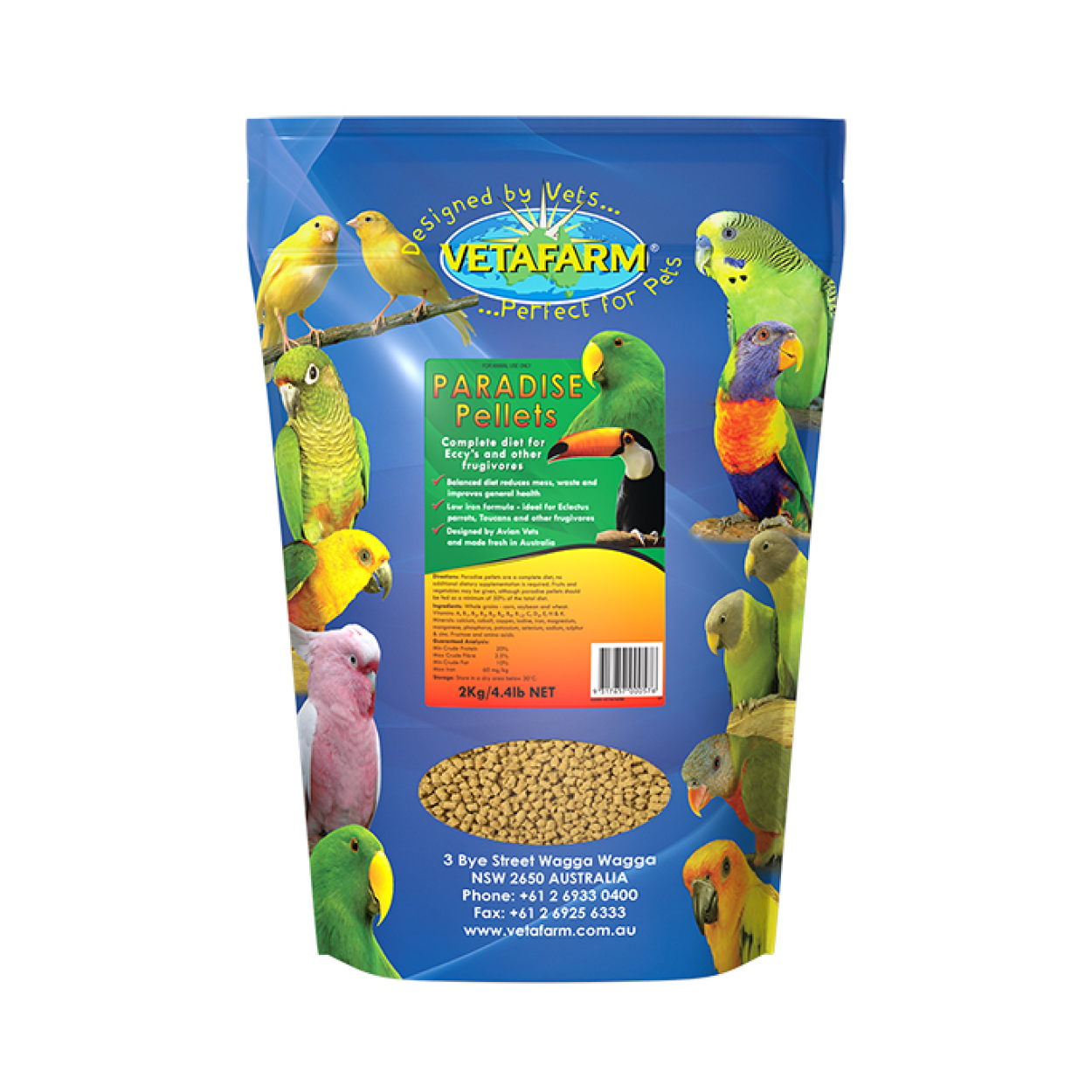 parrot maintenance pellets